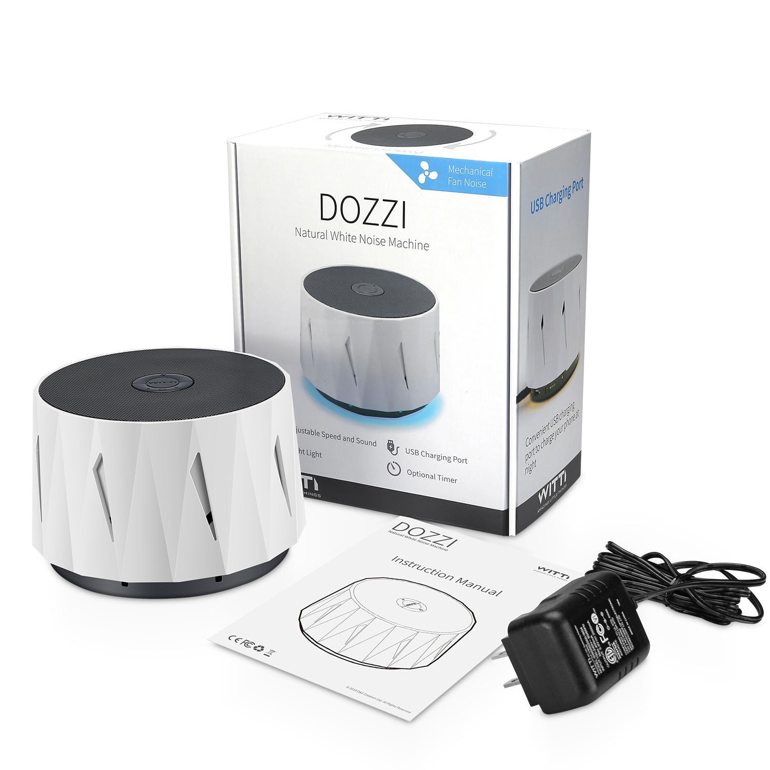DOZZI - Natural White Noise Machine